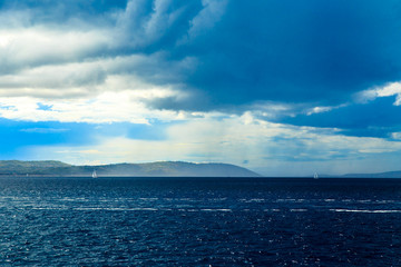 Storm in the sea of Split