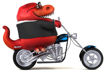 Fun trex - 3D Illustration © Julien Tromeur