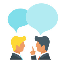 Chatting or discussing news.