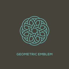 Geometric emblem