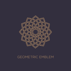 Geometric emblem