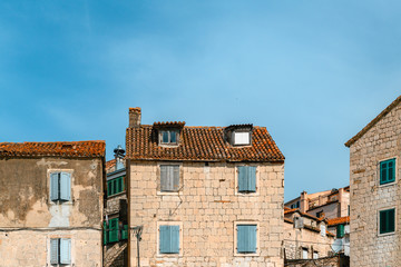 Beautiful old town Split in Croatia