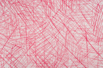 red crayon drawings on  paper background texture