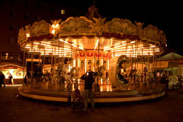 ancient carousel for children