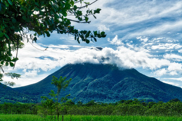 Arenal Volcano is a stratovolcano in Costa Rica with a very typical conical form. It was dormant...