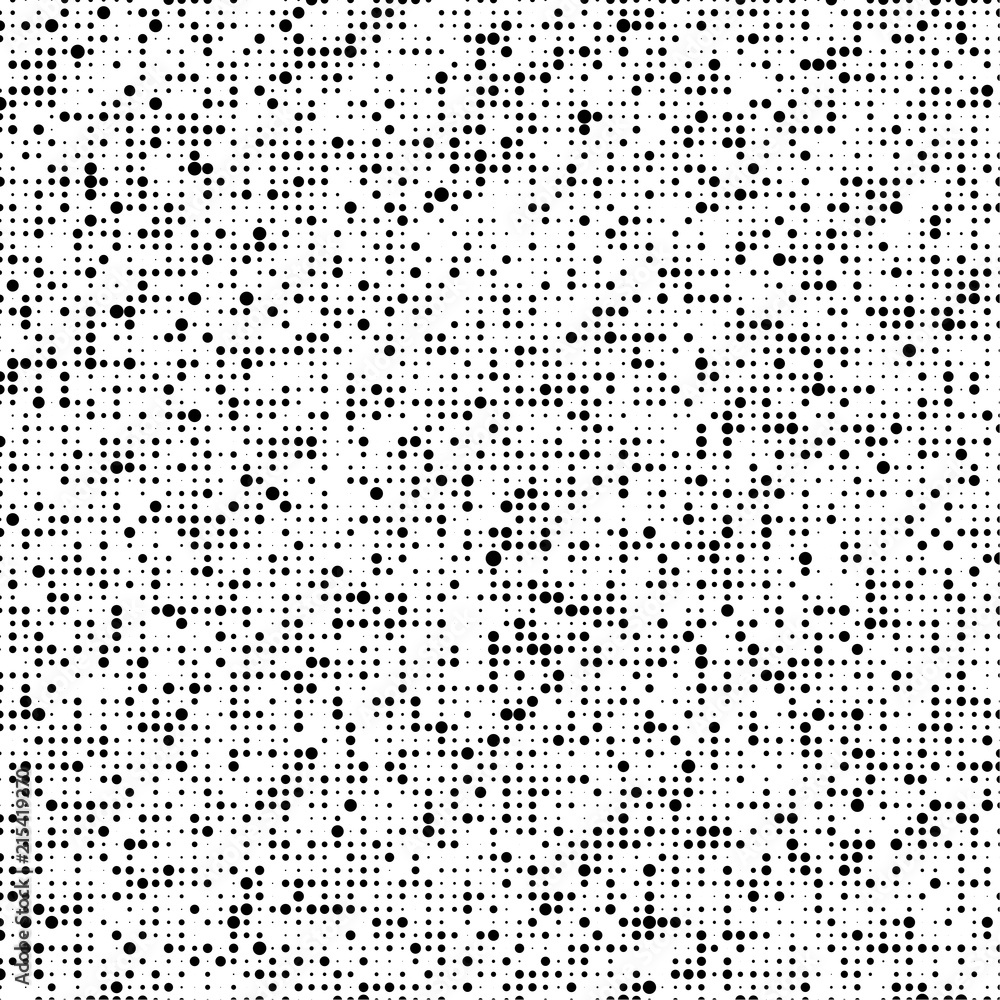 Poster Halftone pattern. Corrupted code. Glitch background. Computer Virus. Gradient design background. Particle virus. Vector Illustration.