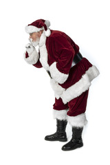 Santa Claus quiet side pose