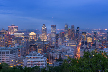 Fototapeta na wymiar Canada,Montreal night view