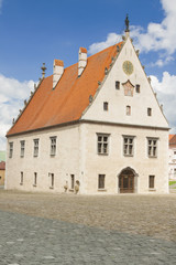 Naklejka premium Slovakia, Bardejov, Market Square, Town Hall