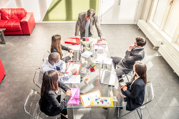 Business team in office