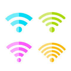 Internet wifi signal vector icon
