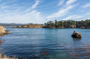 Point Lobos bay on a calm beautiful day