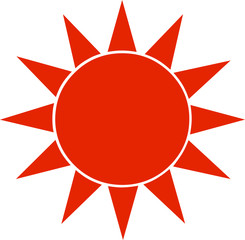 Indigenous Tribal Sun Symbol