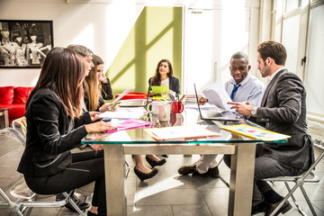 Business team in office