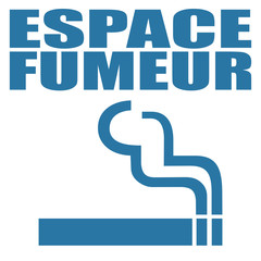 Logo espace fumeur.