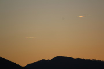 aviões no céu - airplanes in the sky