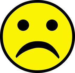 Unhappy Smiley Face