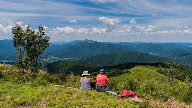 Rast auf der Wanderung zur Tarnica - Waldkarpaten; Ustrzyki G&oacute;rne