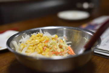 日本の美味しいサラダ