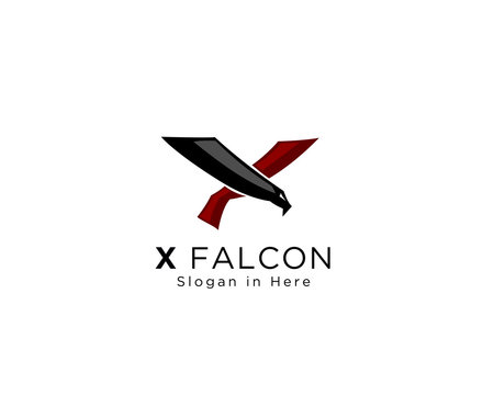 X falcon logo