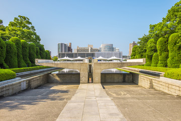 広島平和記念公園の風景