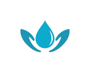 water drop Logo Template