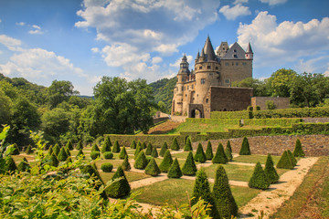 Schloss Bürresheim in der Eifel, Deutschland