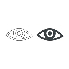 Eye vector icon