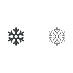 Snowflake Vector icon