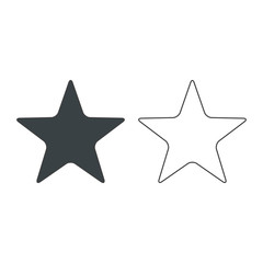 Star vector icon