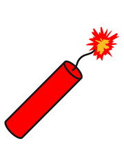 stange tnt dynamit explodieren explosion sprengstoff bombe sprengen explosiv luft jagen anzünden clipart comic cartoon