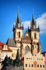 Fototapeta premium Church of Our Lady before Týn