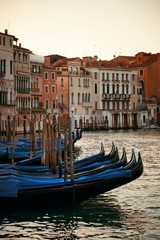 Obraz na płótnie Canvas Venice Gondola in canal