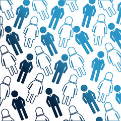 people man and woman pictogram background
