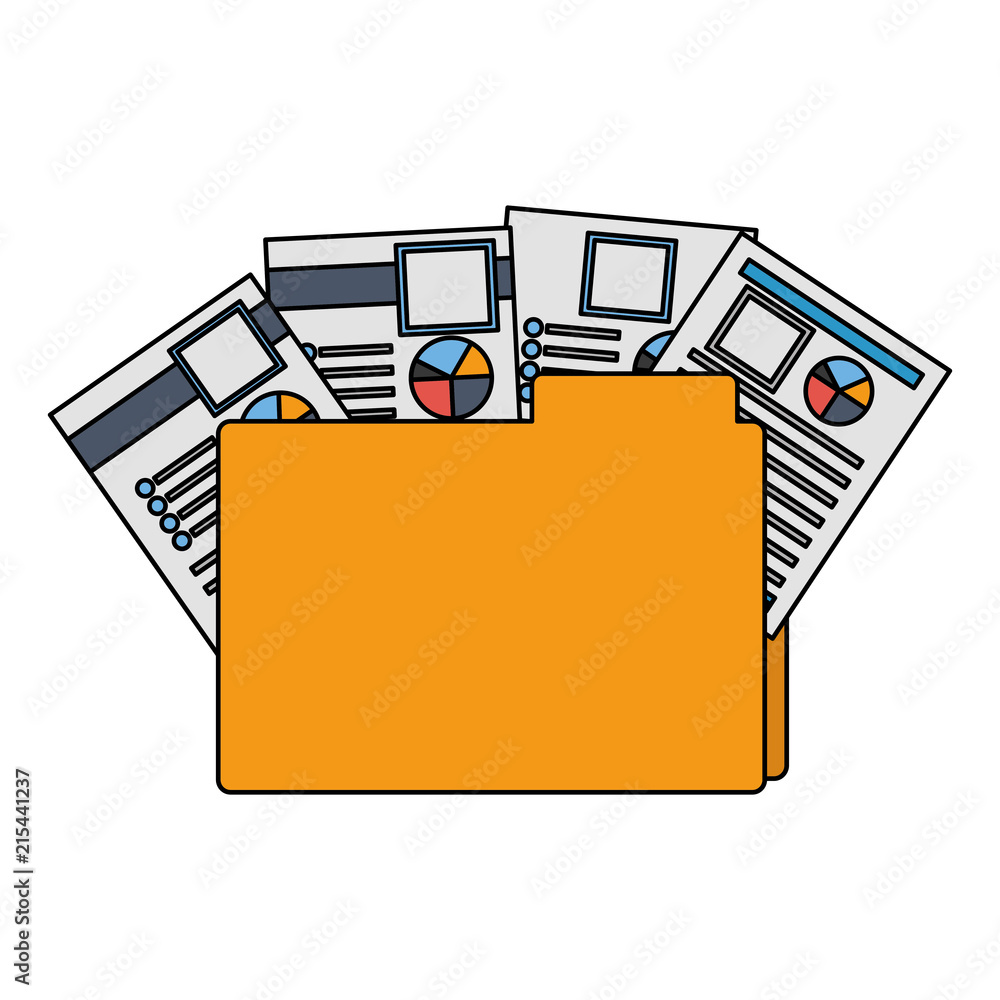 Poster office folder file documents paper reports