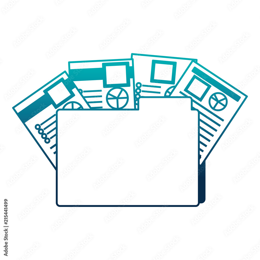 Poster office folder file documents paper reports