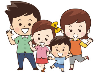 仲良し4人家族