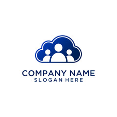 Cloud group logo design