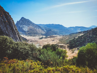 Montejaque.Village of Malaga.Andalusia,Spain