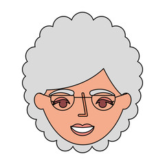 head cute grandmother avatar character
