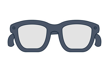 eye glasses isolated icon