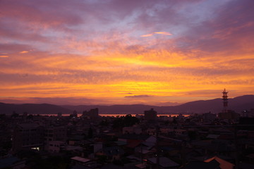 黄昏の湖K3AP6324