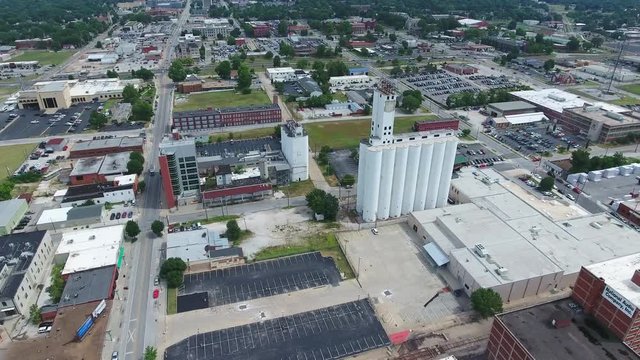 This lot is all 4k drone footage of downtown springfield, mo and the town square. There are a few different angles and shots of the downtown area and the town square.