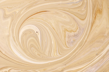 Close-up abstract caramel shapes