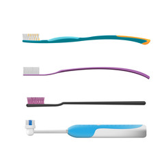 Toothbrush Isolate Mockup Design Product Vector