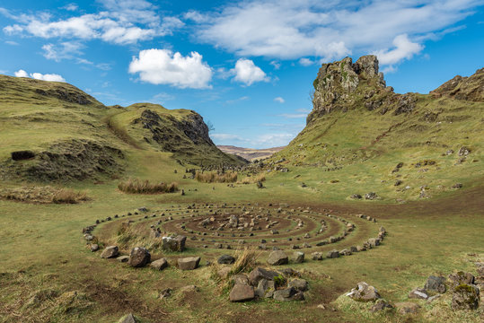 Fairy Glen Isle of Skye, Scotland