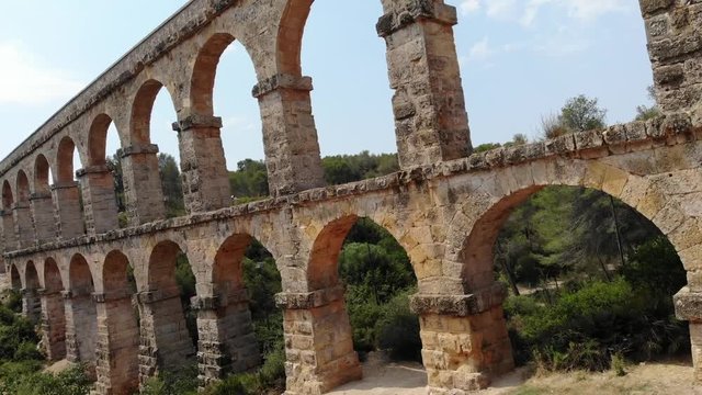 World Heritage Site Tarragona Spain Aqueducte de les Ferreres,"Acueducto de las Ferreras","Pont del Diable"