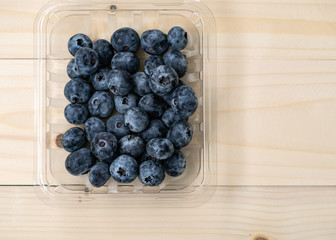 blueberry on table isolated on black background.Fresh organic blueberries.