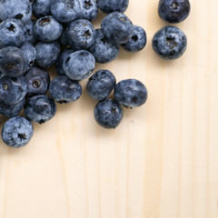 blueberry on table isolated on black background.Fresh organic blueberries.