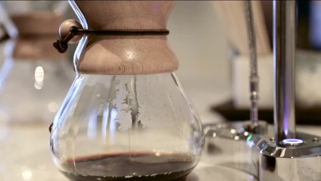 Making drip coffee